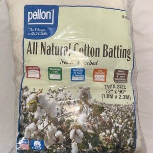 Pellon All Natural Cottton Batting Twin Size